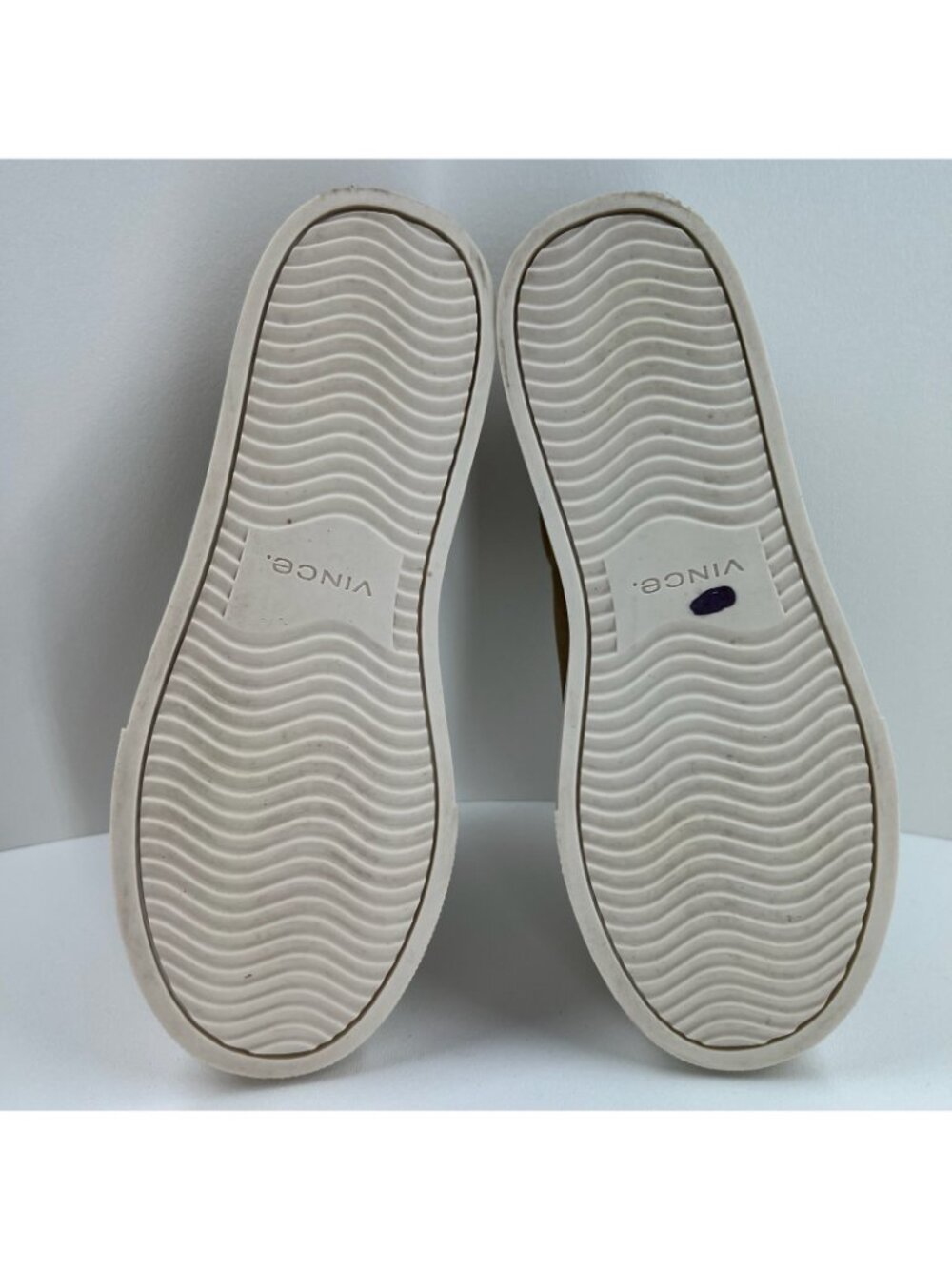 Vince Sunnyside Suede Platform Sneakers Women Size US 7 Multi Strap Sand Beige - Picture 9 of 12